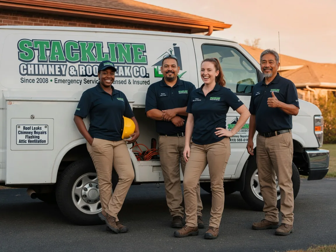 Chimney flashing repair company in Felton, CA